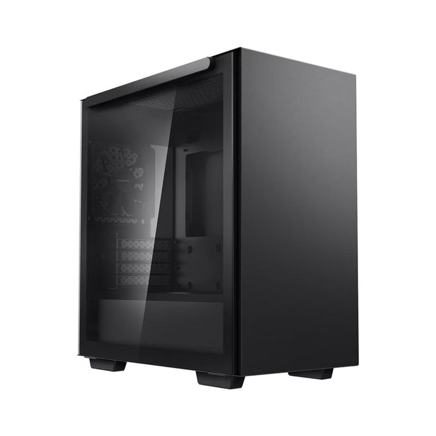 DeepCool MACUBE 110 Black Minimalistic Micro-ATX Case, Magnetic Tempered Glass Panel, Removable Drive Cage, Adjustable GPU Holder, 1xPreinstalled Fan DeepCool MACUBE 110 Black Minimalistic Micro-ATX Case, Magnetic Tempered Glass Panel, Removable Drive Cage, Adjustable GPU Holder, 1xPreinstalled Fan